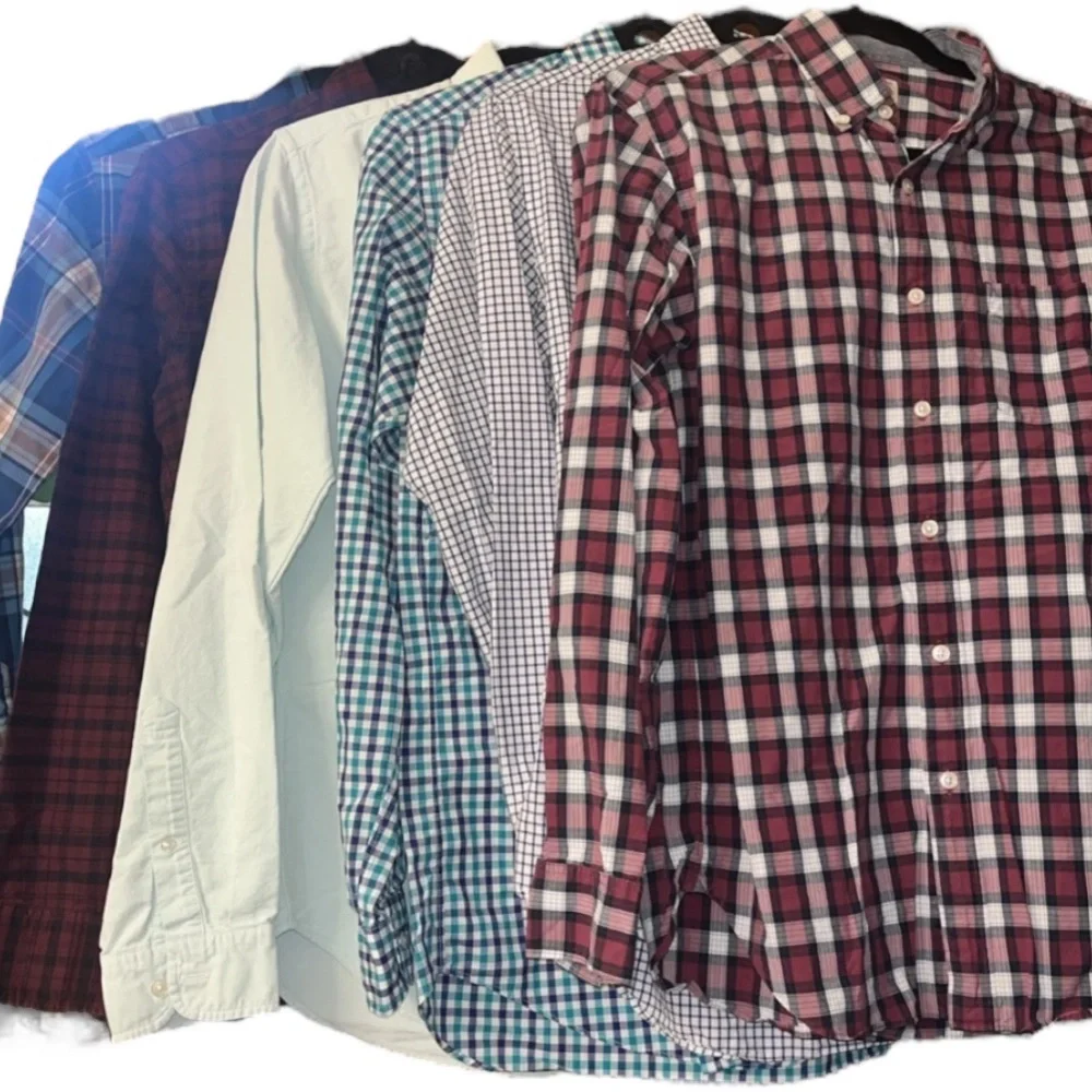 Lot of 6 J. Crew Men’s Button Up Shirts Size Small EUC